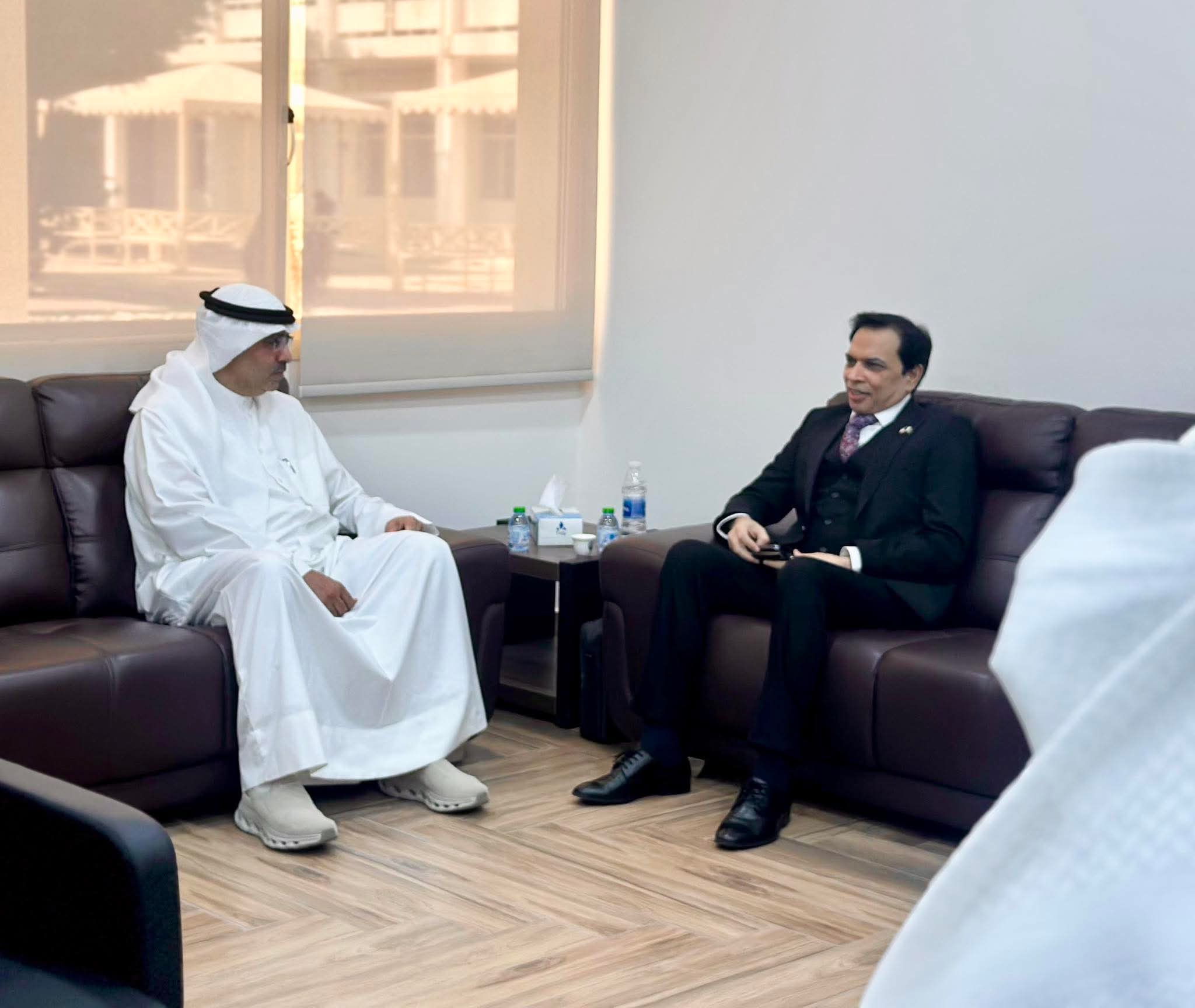 Amb Dr Zafar met Dr bader undersecretary Ministry of higher education Kuwait